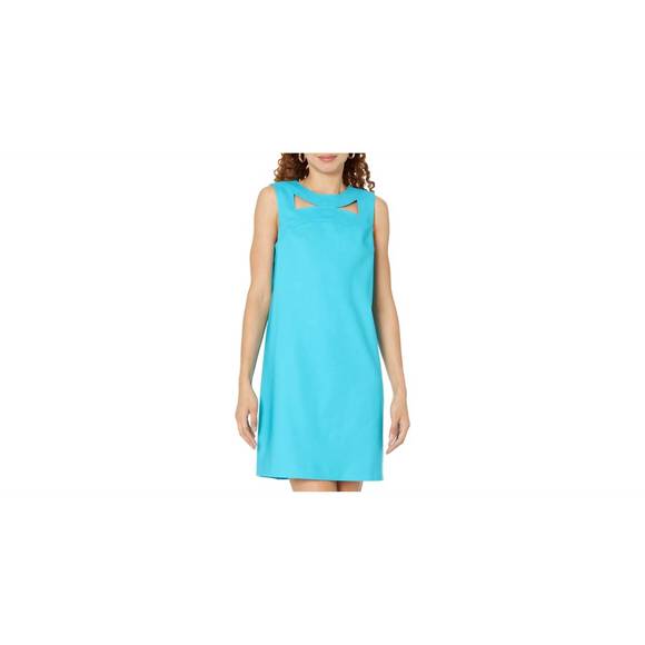 NEW TRINA TURK bev dress in turquoise - Picture 1 of 1
